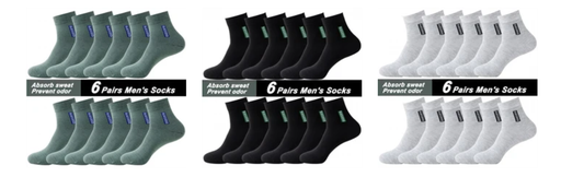 [88003] Socks Premium quality Pack of 6.